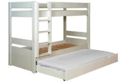 Habitat Pongo White Kids Single 3 Sleeper Bunk Bed & Matress